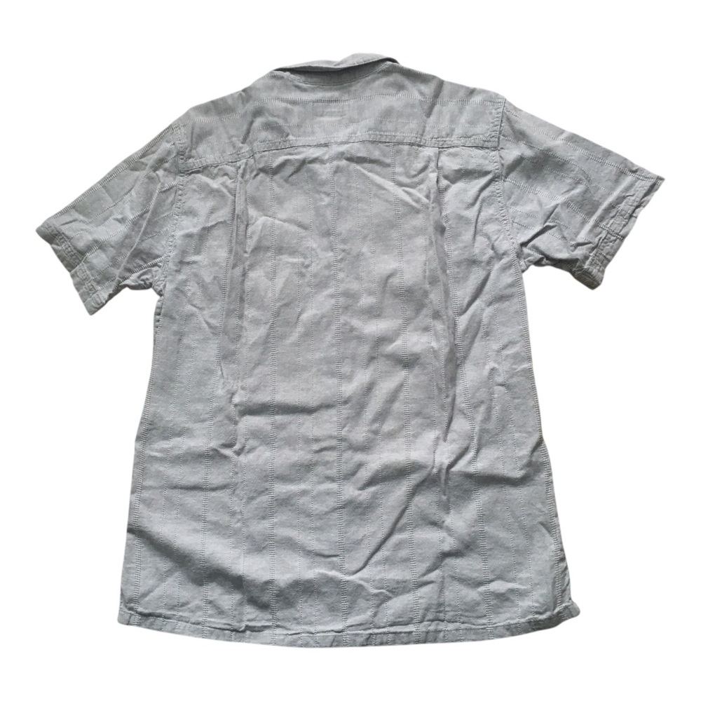Patagonia Short Sleeve Cotton/ Organic Button-Up Shirt - Light Gray M - Picture 3 of 5